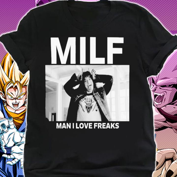Stranger Things' Eddie Munson Milf Man I Love Freaks T-Shirt t-shirt shirt