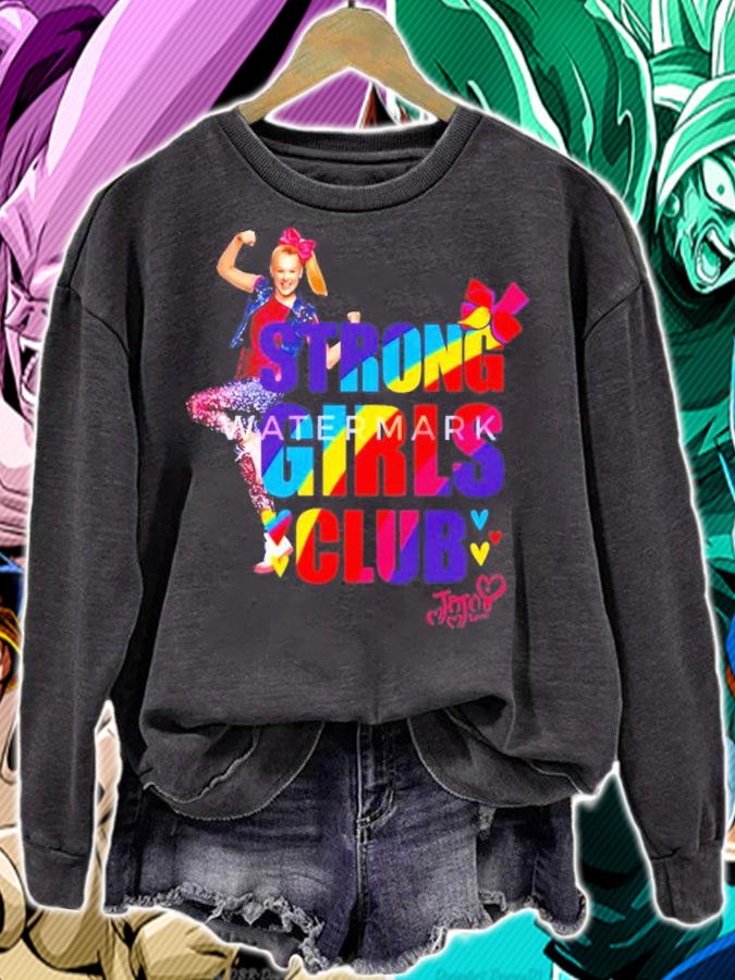 Strong Girls Club Jojo Siwa Rainbow Shirt t-shirt sweatshirt