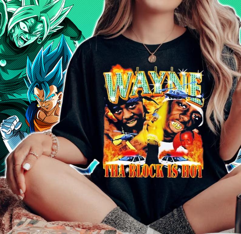 Tyrann Mathieu Wearing Lil Wayne Tha Block Is Hot Shirt t-shirt woman shirt