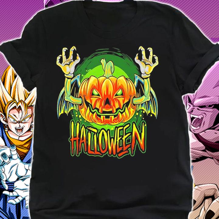 Vampire Bat With Halloween Pumpkin Head Karikatur Shirt t-shirt shirt