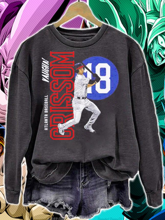 Vaughn Grissom Atlanta Vertical Baseball Shirt t-shirt sweatshirt