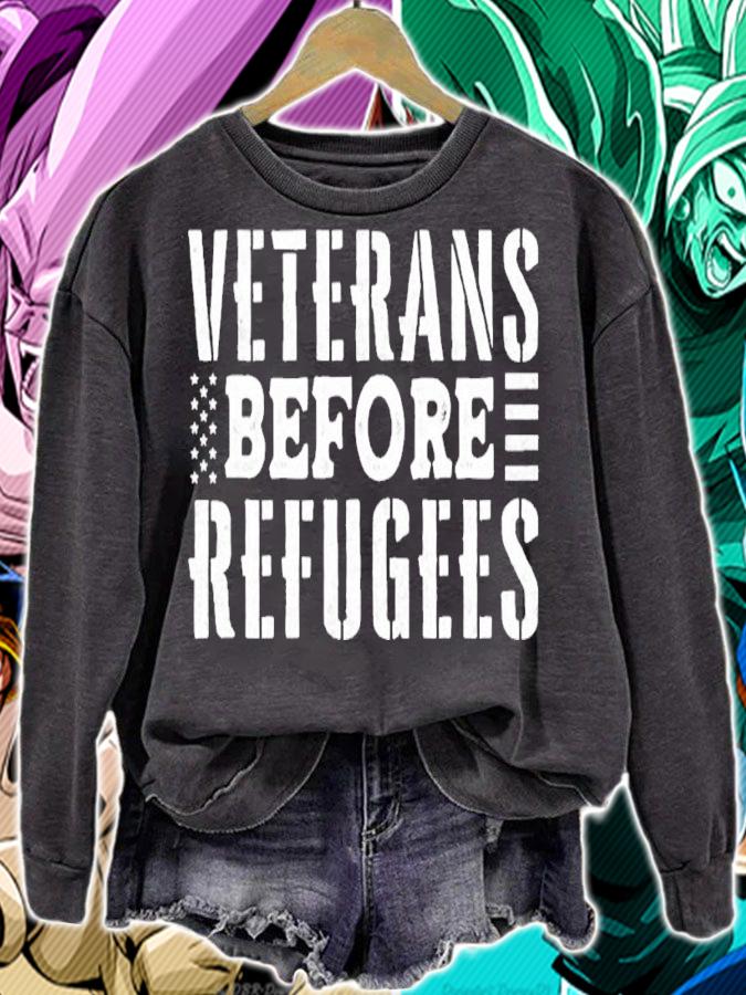 Veterans Before Refugees shirt t-shirt sweatshirt