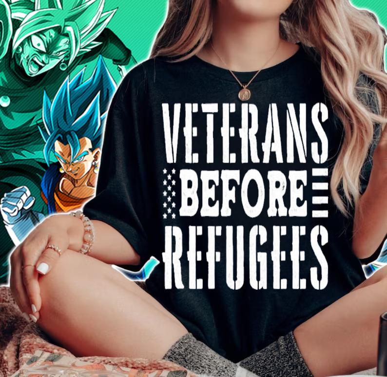 Veterans Before Refugees shirt t-shirt woman shirt
