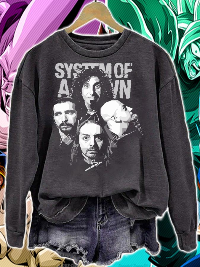 System Of A Down Band Member Signatures t-shirt sweatshirt