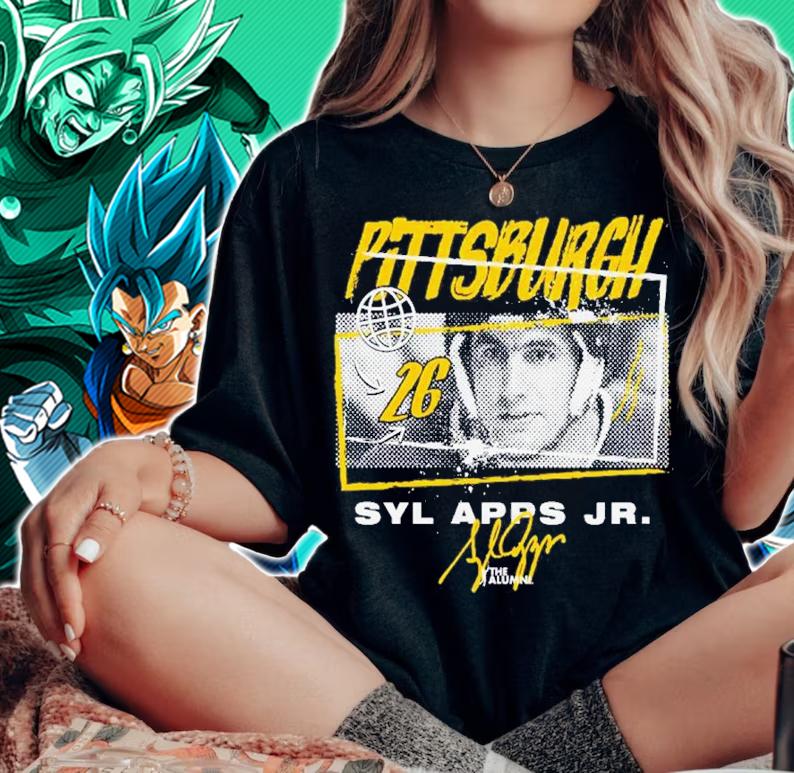 Syl Apps Jr. Pittsburgh Tones Hockey Signature Shirt t-shirt woman shirt