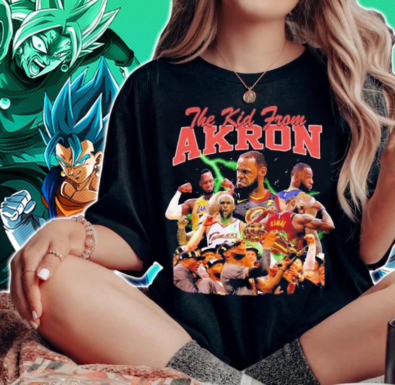 The Kid From Akron Shirt t-shirt woman shirt