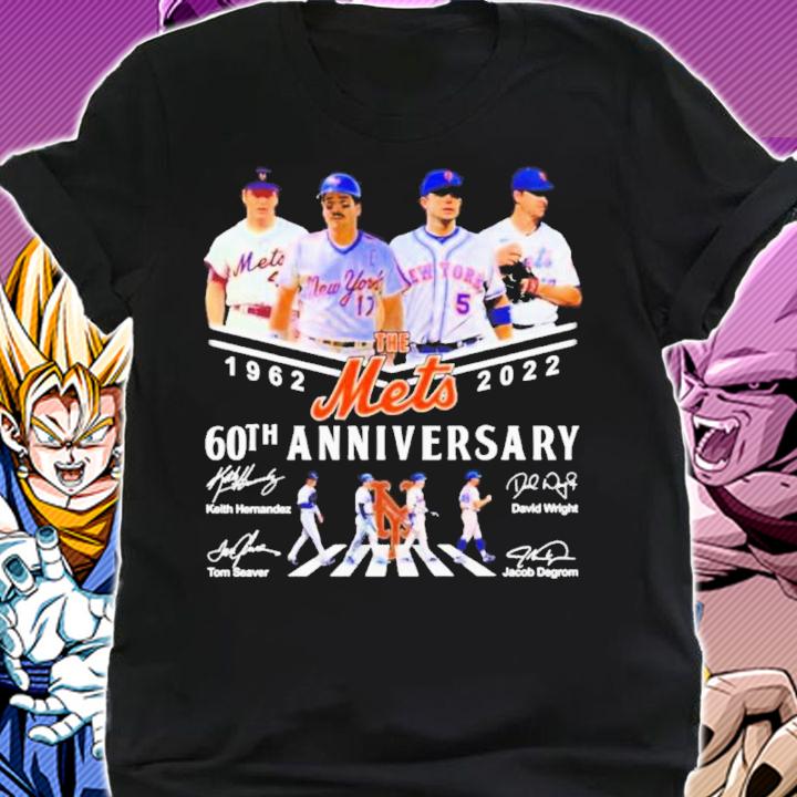 The Mets 60th Anniversary 1962-2022 Abbey Road Signatures Shirt t-shirt shirt