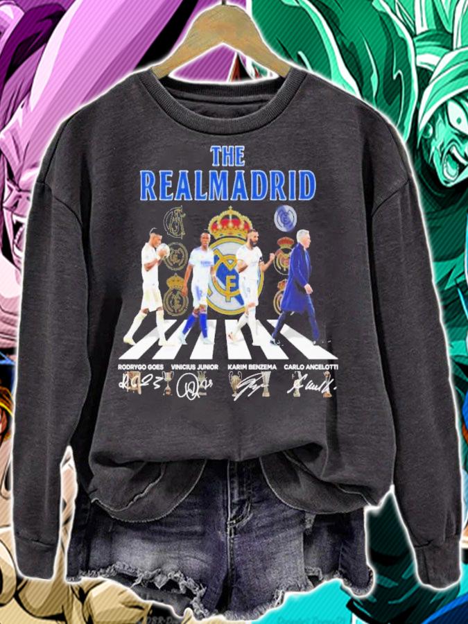 The Real Madrid FC 2022 Abbey Road Signatures Shirt t-shirt sweatshirt