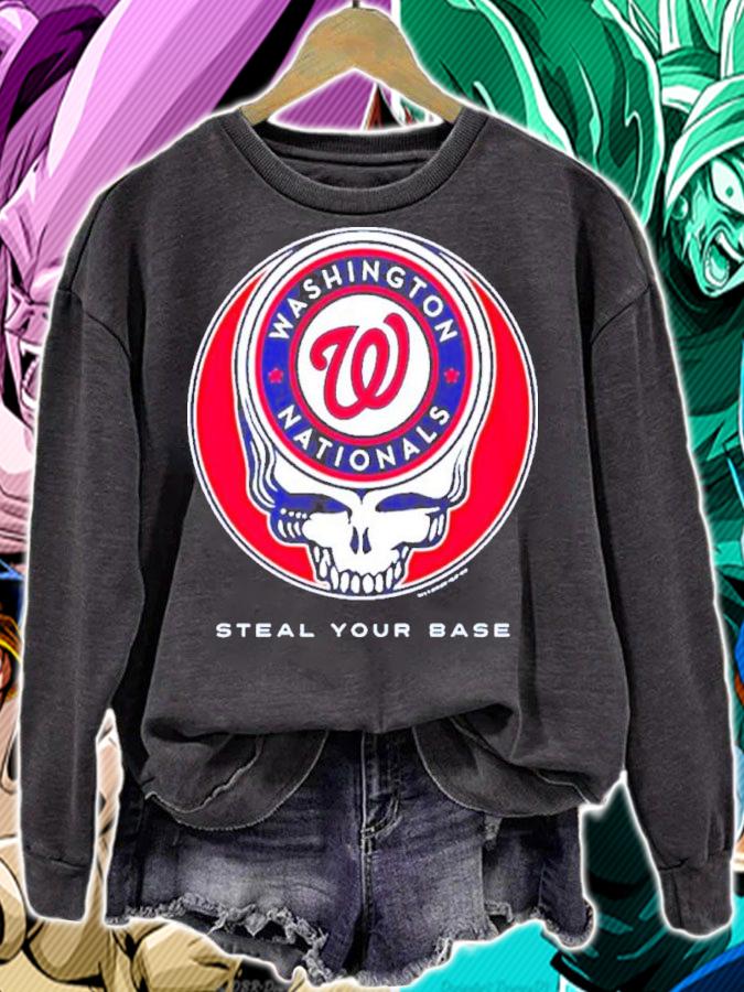 Washington Nationals Grateful Dead Steal Your Base Shirt t-shirt sweatshirt