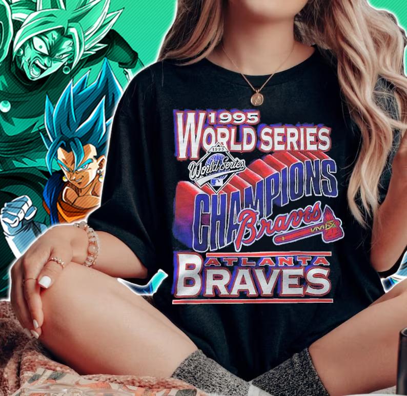 1995 World Series Champions Atlanta Braves shirt t-shirt woman shirt
