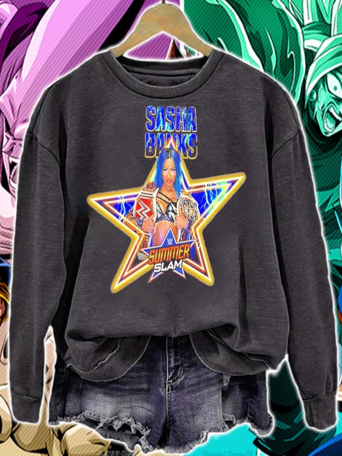 2022 Sasha Banks SummerSlam WWE T-Shirt t-shirt sweatshirt