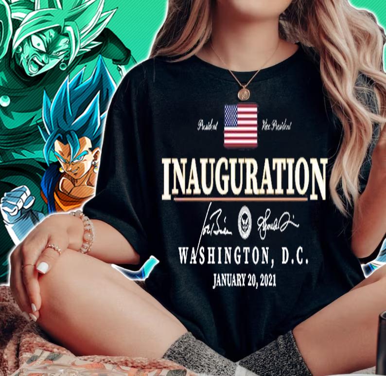 2021 Inauguration Biden Harris Commemorative Souve T-Shirt t-shirt woman shirt