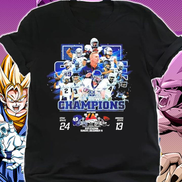2021 LA Bowl Champions Utah State 24 Vs Oregon State 13 Shirt t-shirt shirt