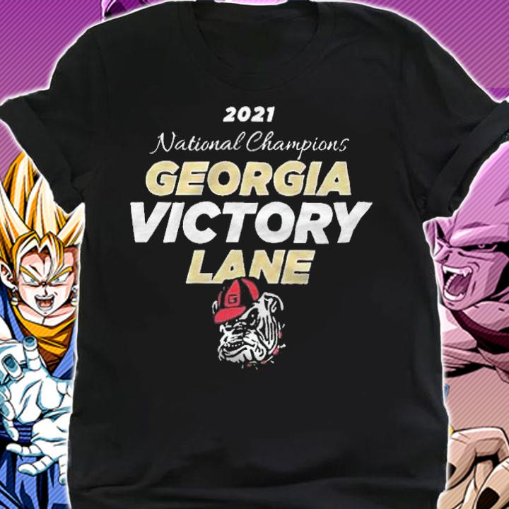 2021 National Champions Georgia Bulldogs Victory Lane T-shirt t-shirt shirt