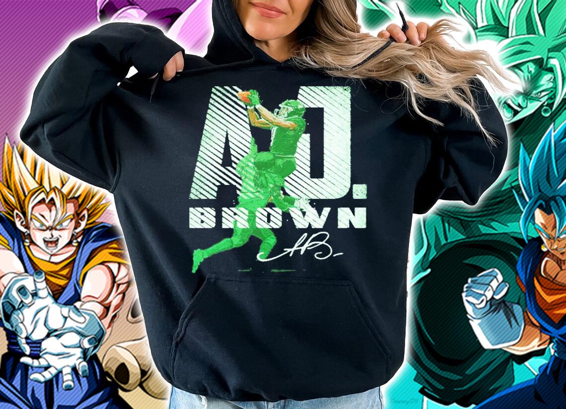 A.J. Brown Philadelphia Cartoon Football Signatures Shirt t-shirt hoodie