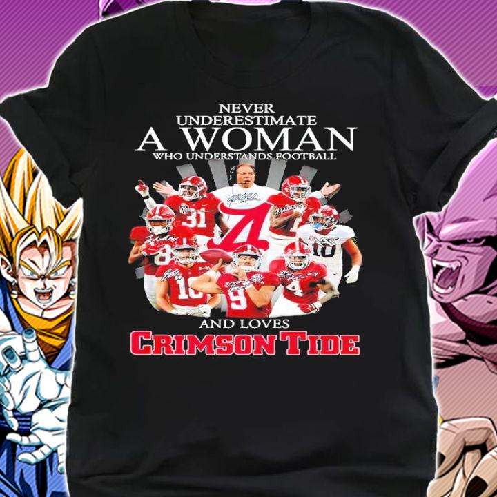 A woman who understands baseball and loves Alabama Crimson Tide signatures shirt t-shirt shirt