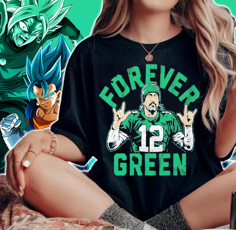 Aaron Rodgers Forever Green T-Shirt t-shirt woman shirt