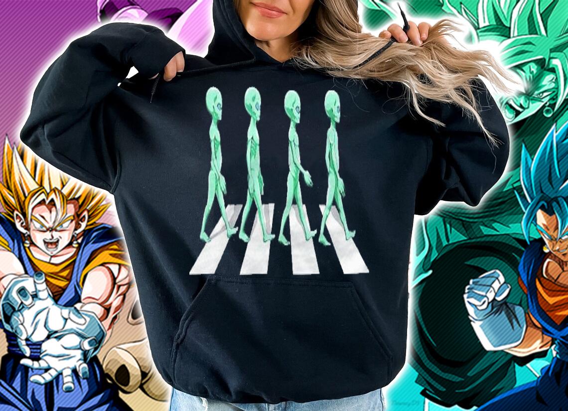 Aliens Crossing Road Alien Walking Ufo Crossing Road Shirt t-shirt hoodie