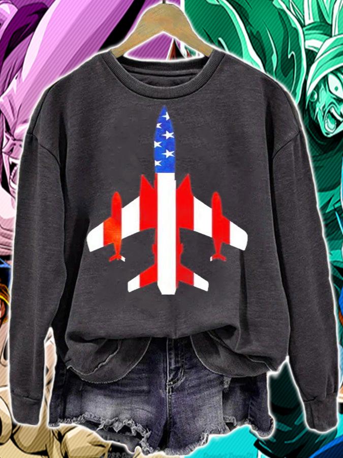 American Flag F-105 Thunderchief Shirt t-shirt sweatshirt