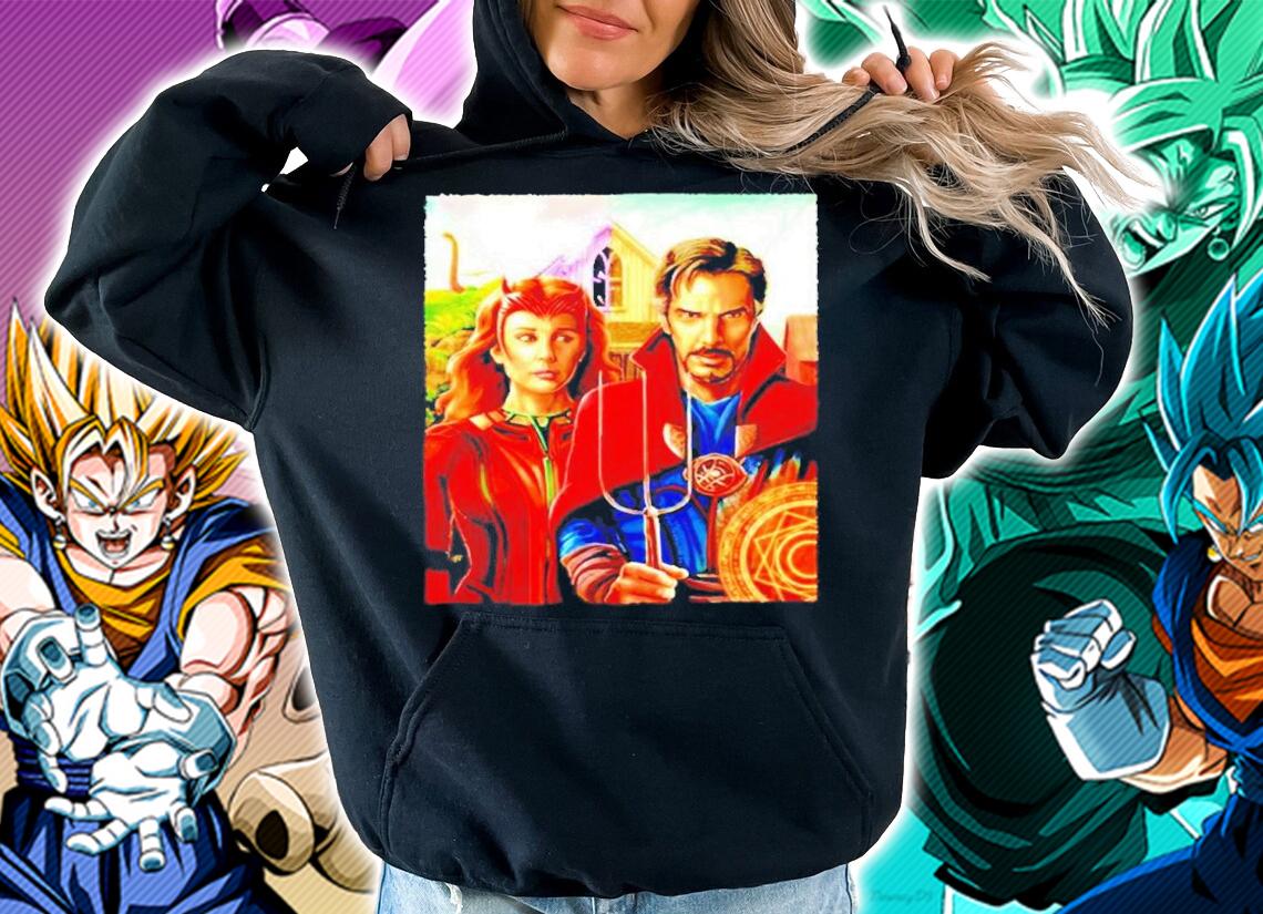 American Multiverse Stephen Strange And Wanda Maximoff Shirt t-shirt hoodie