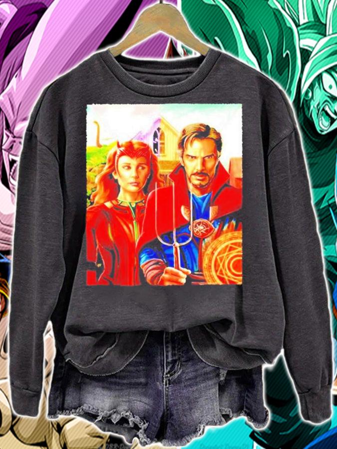 American Multiverse Stephen Strange And Wanda Maximoff Shirt t-shirt sweatshirt