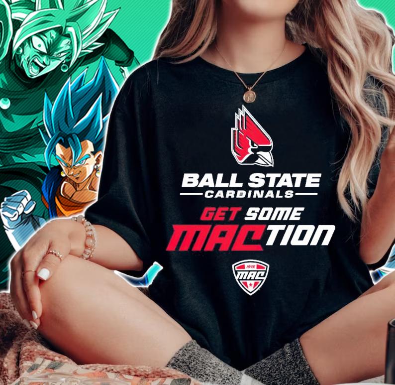 Ball State University Cardinals MACtion shirt t-shirt woman shirt