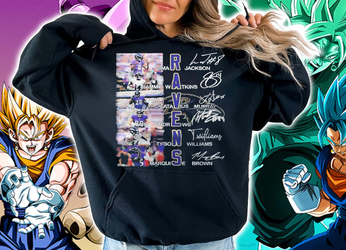 Baltimore Ravens Football Team Signatures Shirt t-shirt hoodie