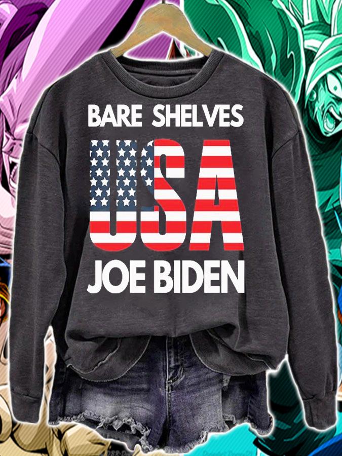 Bare Shelves USA Joe Biden Hate Biden T-Shirt t-shirt sweatshirt