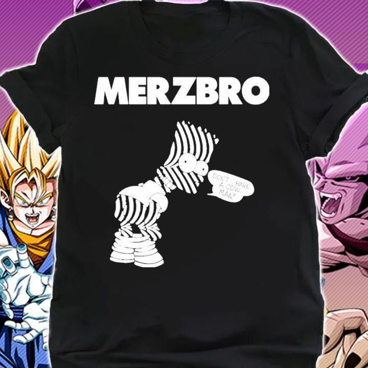 Bart Simpson Merzbro Don't Have A Cow Man Shirt t-shirt shirt