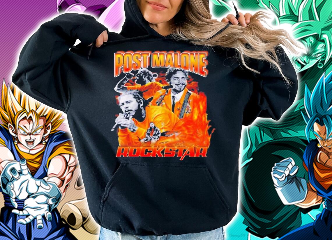 Be A Rockstar Post Malone Vintage Collage 90s Bootleg Shirt t-shirt hoodie