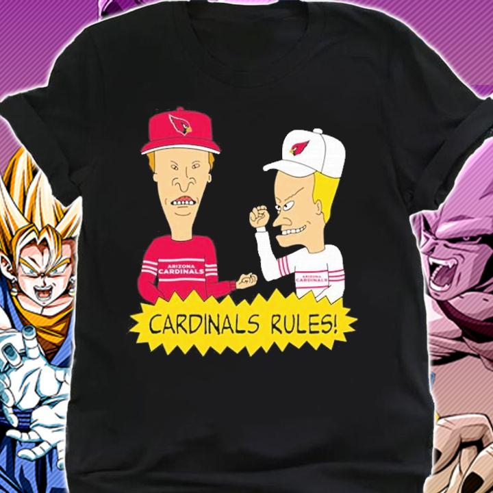 Beavis and Butt-Head Arizona Cardinals Rules NFL T-Shirt t-shirt shirt