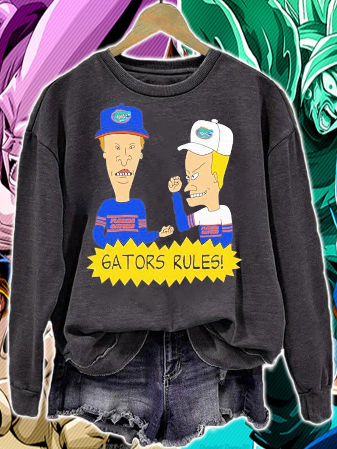 Beavis and Butt-Head Florida Gators Rules NCAA T-Shirt t-shirt sweatshirt