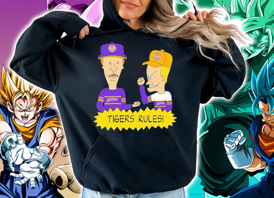 Beavis and Butt-Head LSU Tigers Rules NCAA T-Shirt t-shirt hoodie