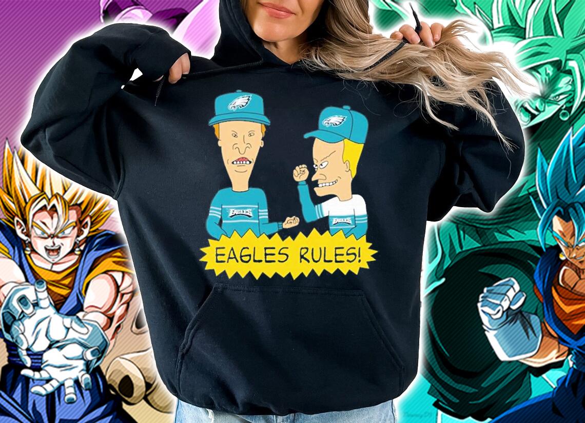 Beavis and Butt-Head Philadelphia Eagles Rules NFL T-Shirt t-shirt hoodie