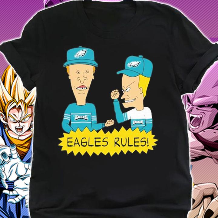 Beavis and Butt-Head Philadelphia Eagles Rules NFL T-Shirt t-shirt shirt