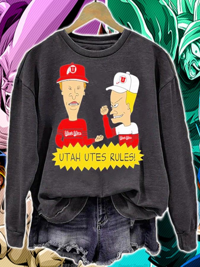 Beavis and Butt-Head Utah Utes Rules NCAA T-Shirt t-shirt sweatshirt