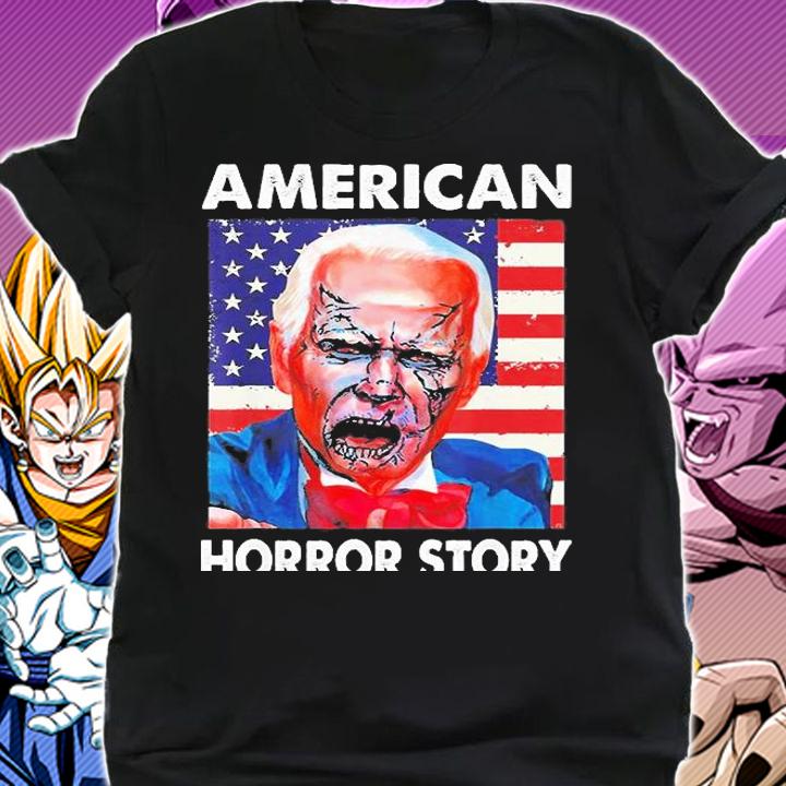 Biden Horror American Zombie Story USA Flag t-shirt shirt
