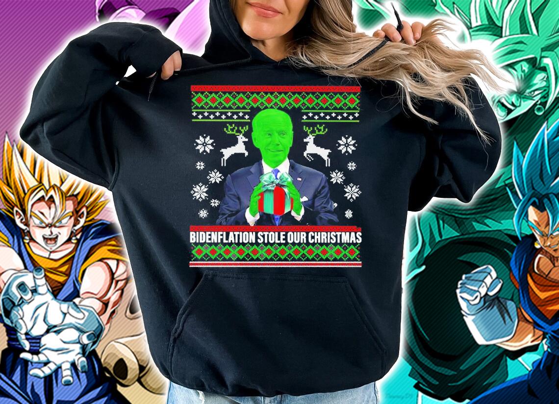 Bidenflation stole our Christmas shirt t-shirt hoodie