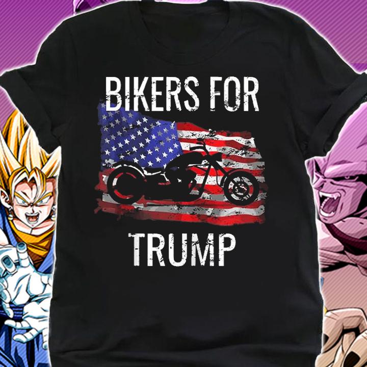 Bikers For Trump USA Flag t-shirt shirt