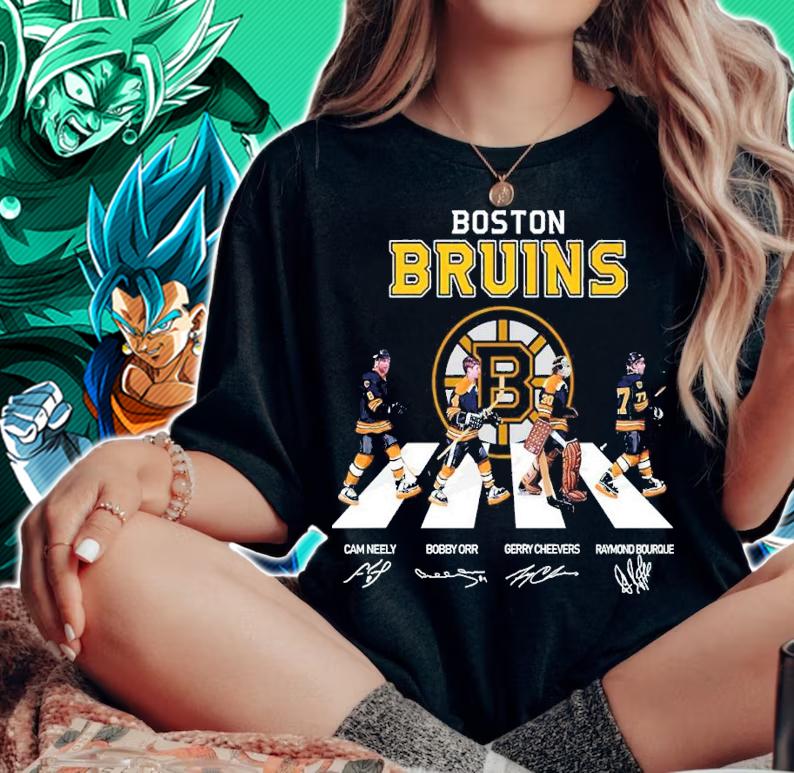 Boston Bruins Abbey Road Signatures Shirt t-shirt woman shirt