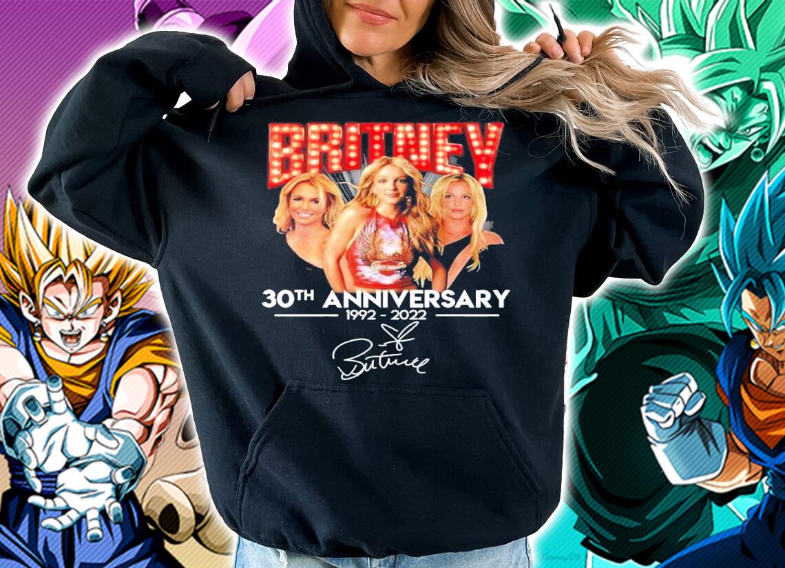 Britney 30th Anniversary 1992 2022 Signature t-shirt hoodie