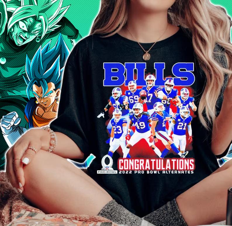Buffalo Bills Congratulations 2022 Pro Bowl Alternates Shirt t-shirt woman shirt