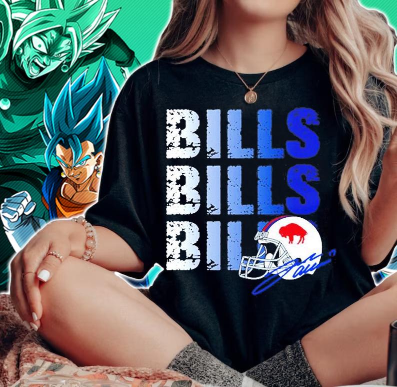 Buffalo Bills Signature Josh Allen T-Shirt t-shirt woman shirt