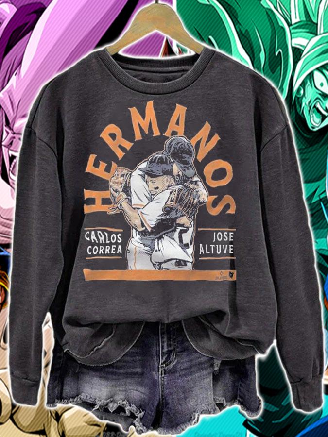 Carlos Correa and Jose Altuve Hermanos shirt t-shirt sweatshirt