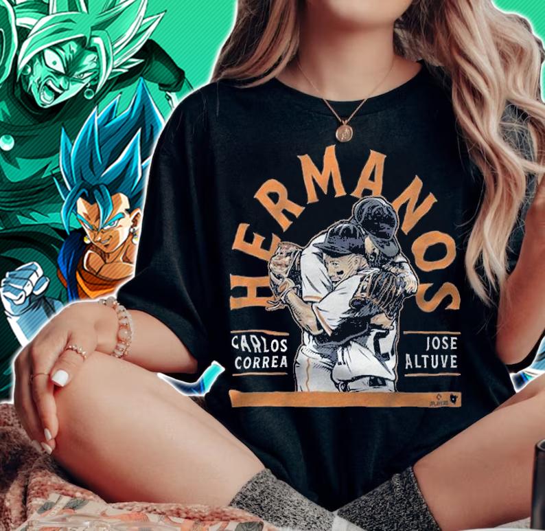 Carlos Correa and Jose Altuve Hermanos shirt t-shirt woman shirt