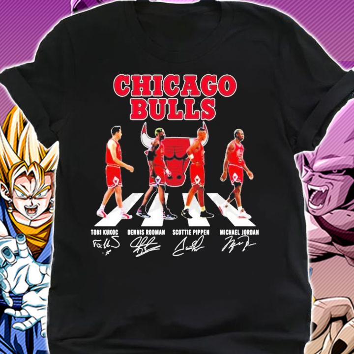 Chicago Bulls Signatures Abbey Road Shirt t-shirt shirt