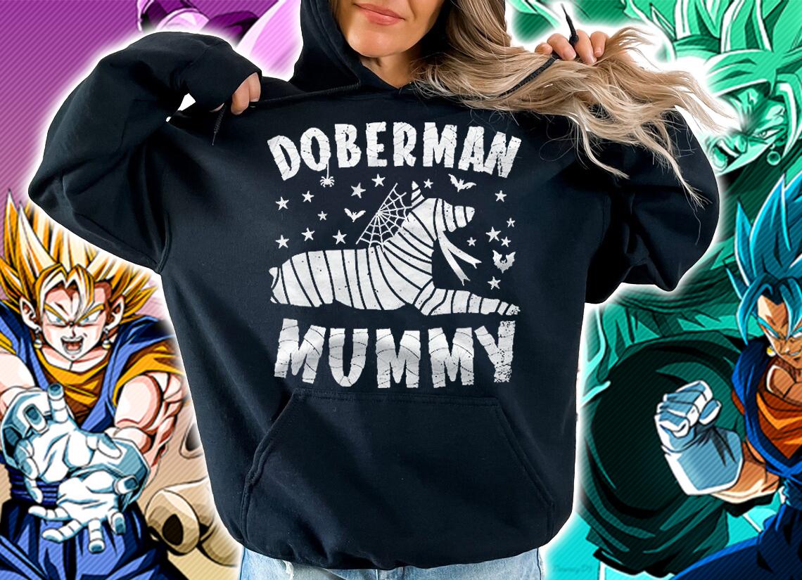 Doberman Pinscher Mummy  Happy Halloween Shirt t-shirt hoodie