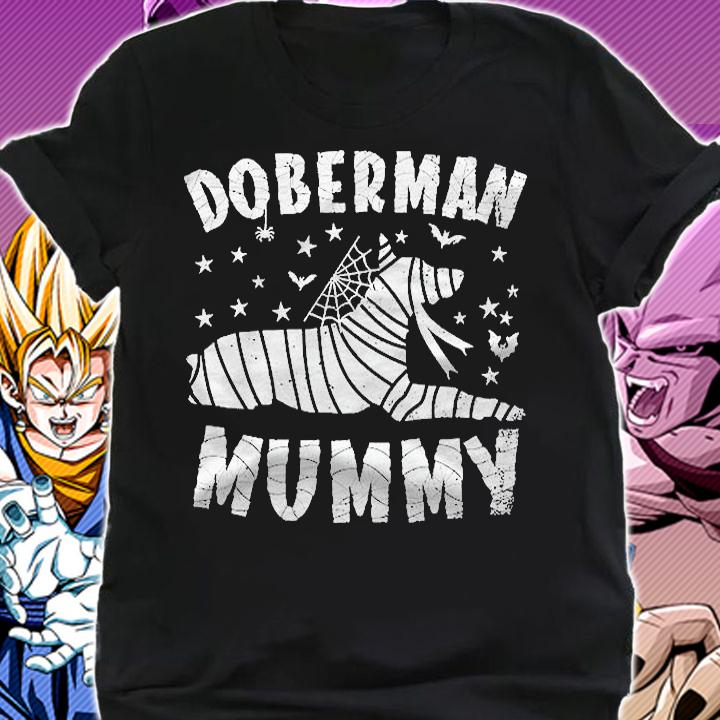 Doberman Pinscher Mummy  Happy Halloween Shirt t-shirt shirt