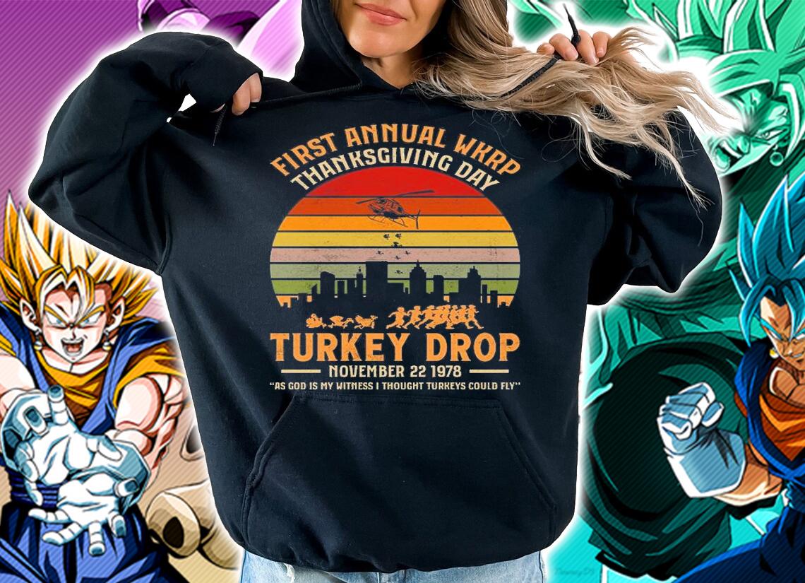 First Annual WKRP Thanksgiving Day Vintage T-Shirt t-shirt hoodie