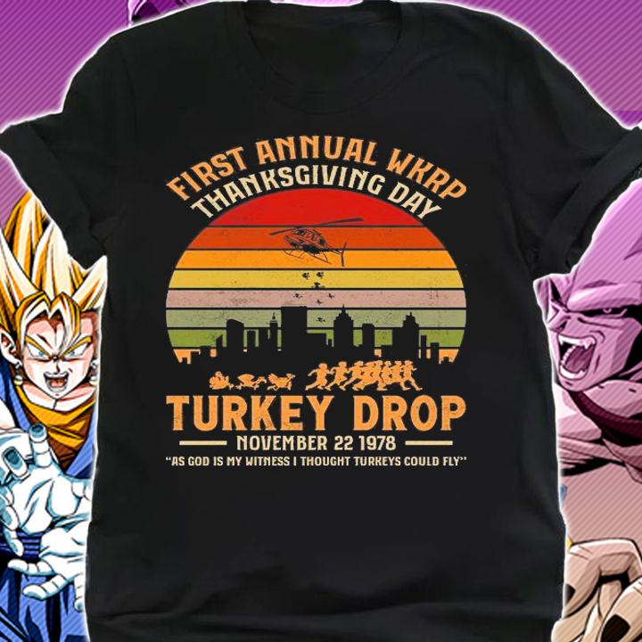 First Annual WKRP Thanksgiving Day Vintage T-Shirt t-shirt shirt